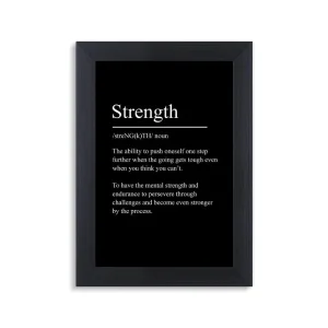 تابلو Strength نوشته