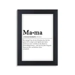 تابلو Mama نوشته