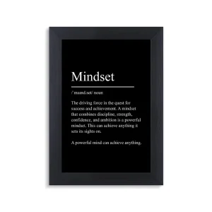 تابلو Mindset نوشته