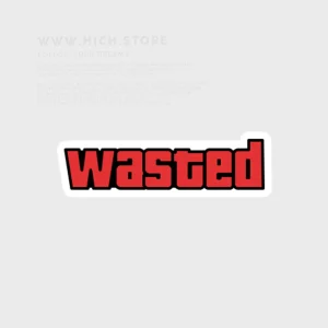 استیکر Wasted
