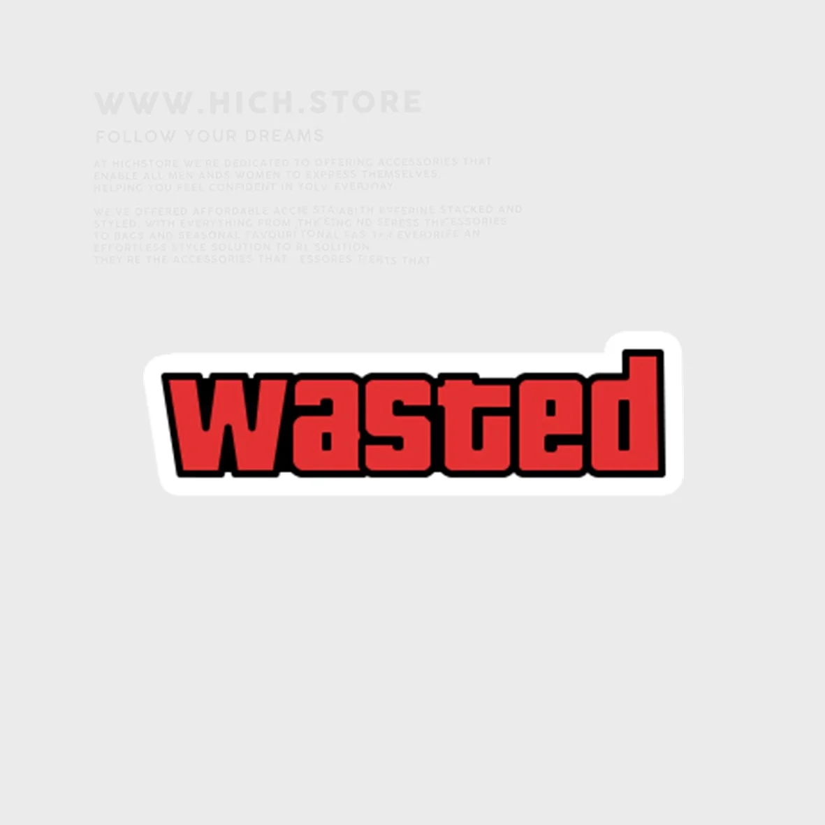 استیکر wasted (1) استیکر Wasted - Image 1