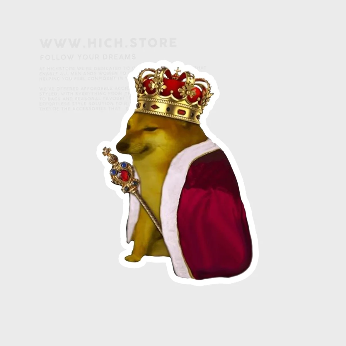 استیکر سگ شاه (1)