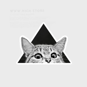 استیکر گربه پنهان