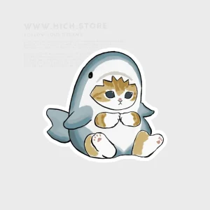 استیکر کوسه گربه