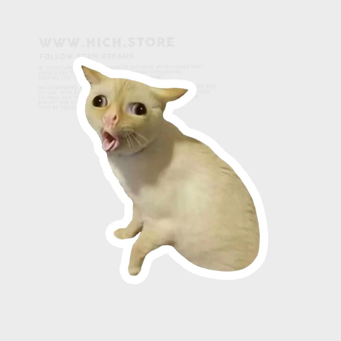 استیکر گربه تهوع