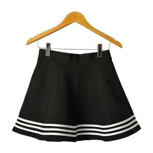 دامن مشکی سه خط