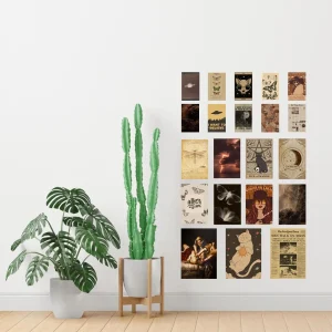 پک پوستر قهوه ای