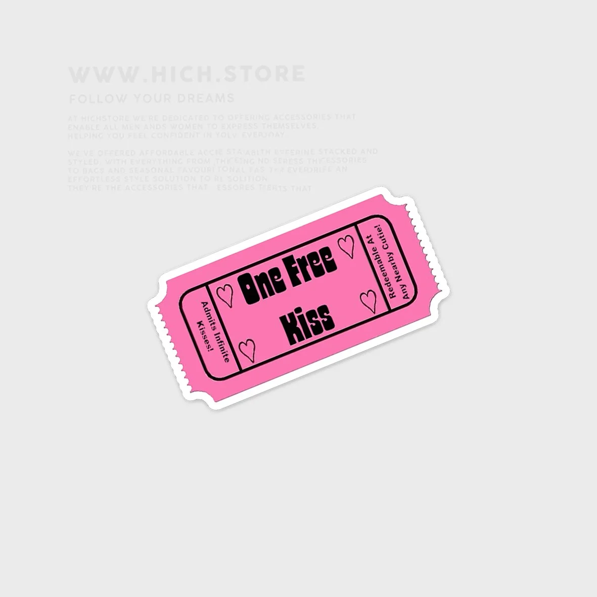 استیکر بلیط عشق