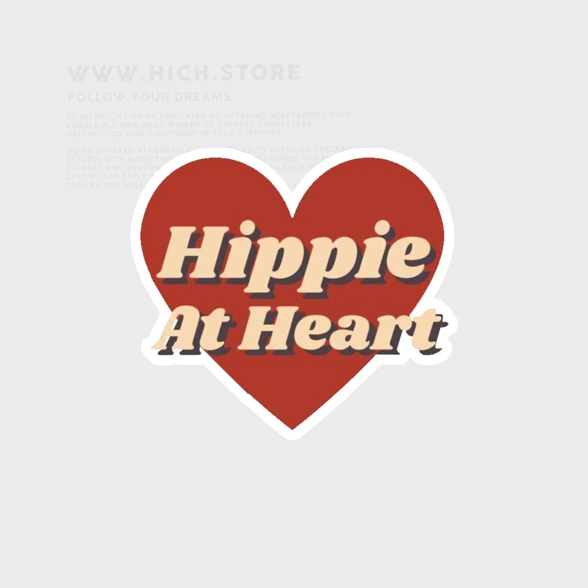 استیکر قلب هیپی