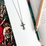 گردنبند کروم هارت مشکی