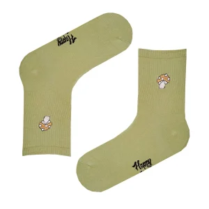 جوراب گلدوزی قارچ