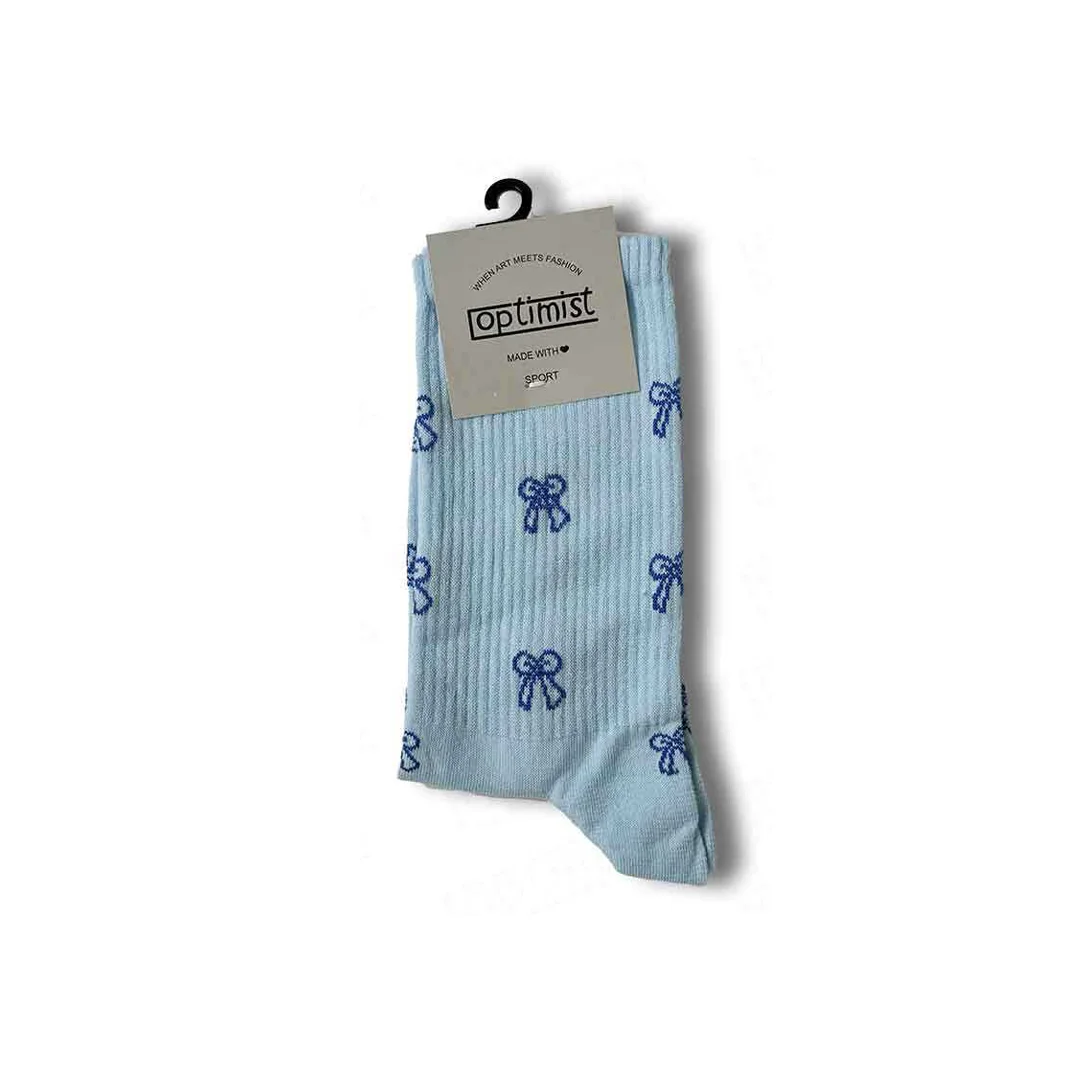 جوراب پاپیون آبی