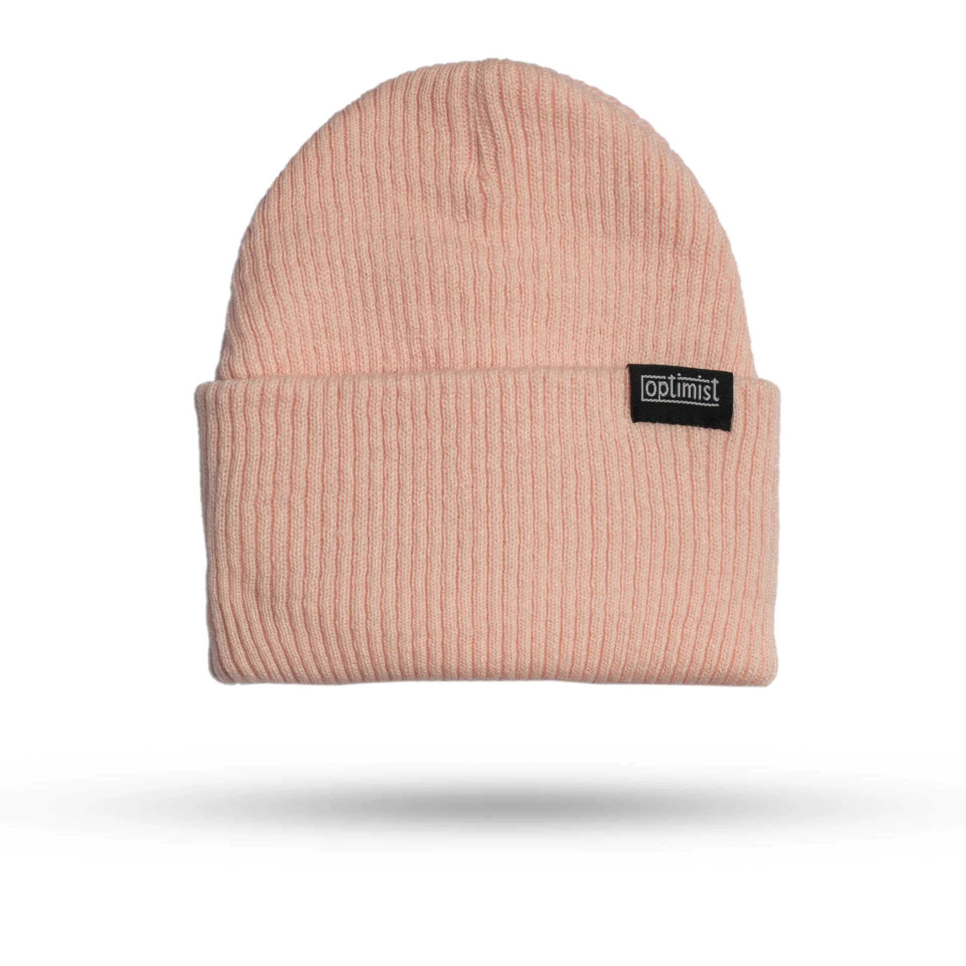 کلاه بافت ساده صورتی