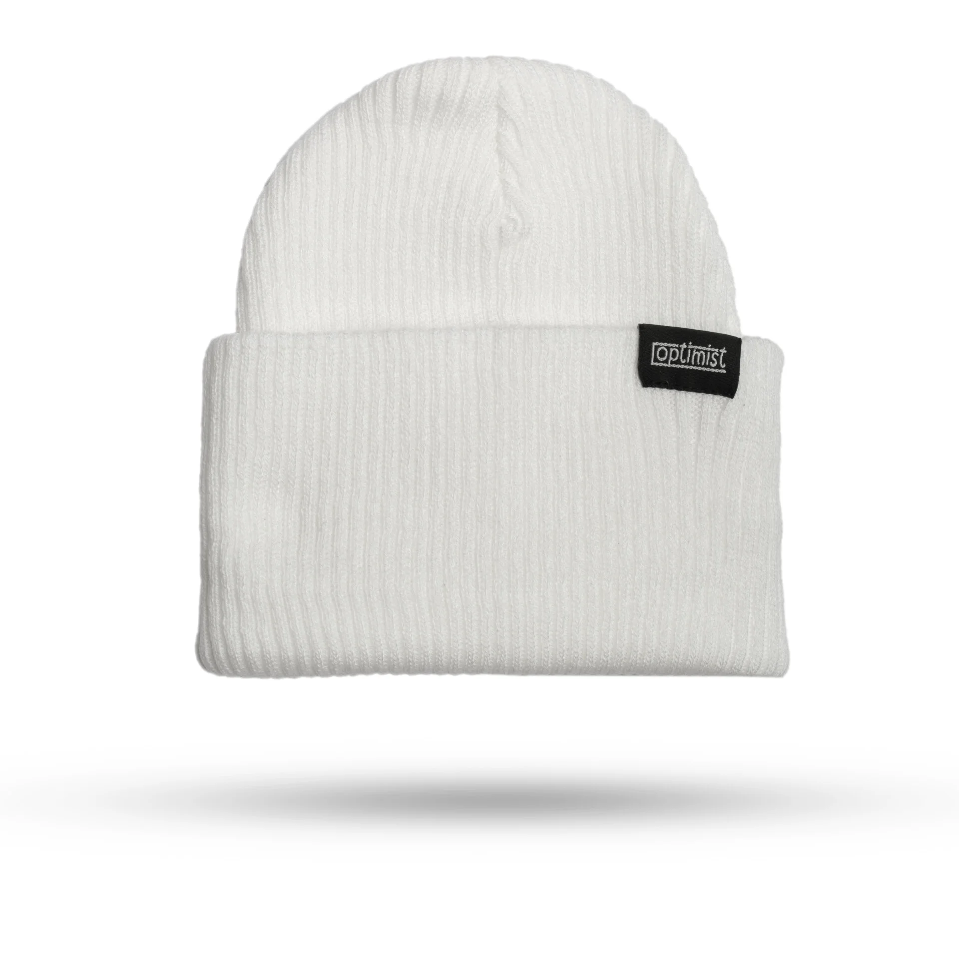 کلاه بافت ساده سفید