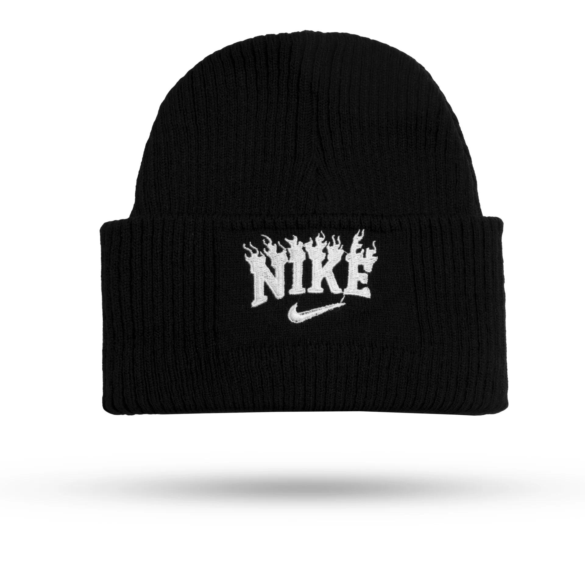 کلاه بافت نایکی آتیشی مشکی