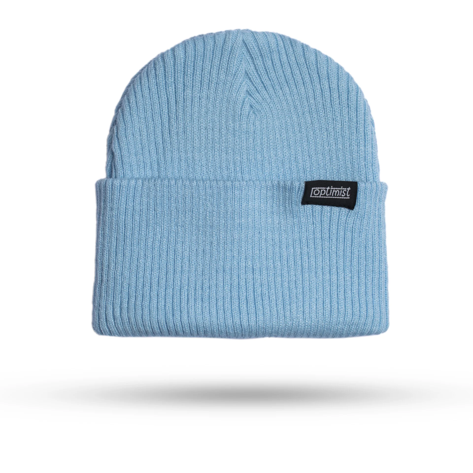 کلاه بافت ساده آبی