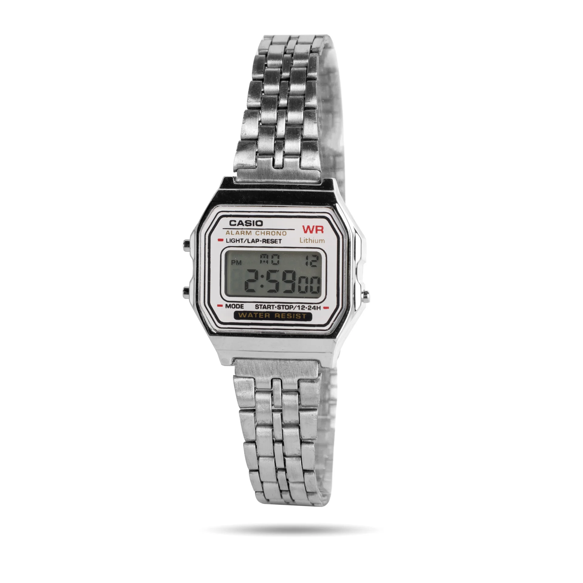 ساعت کاسیو سفید دیجیتال