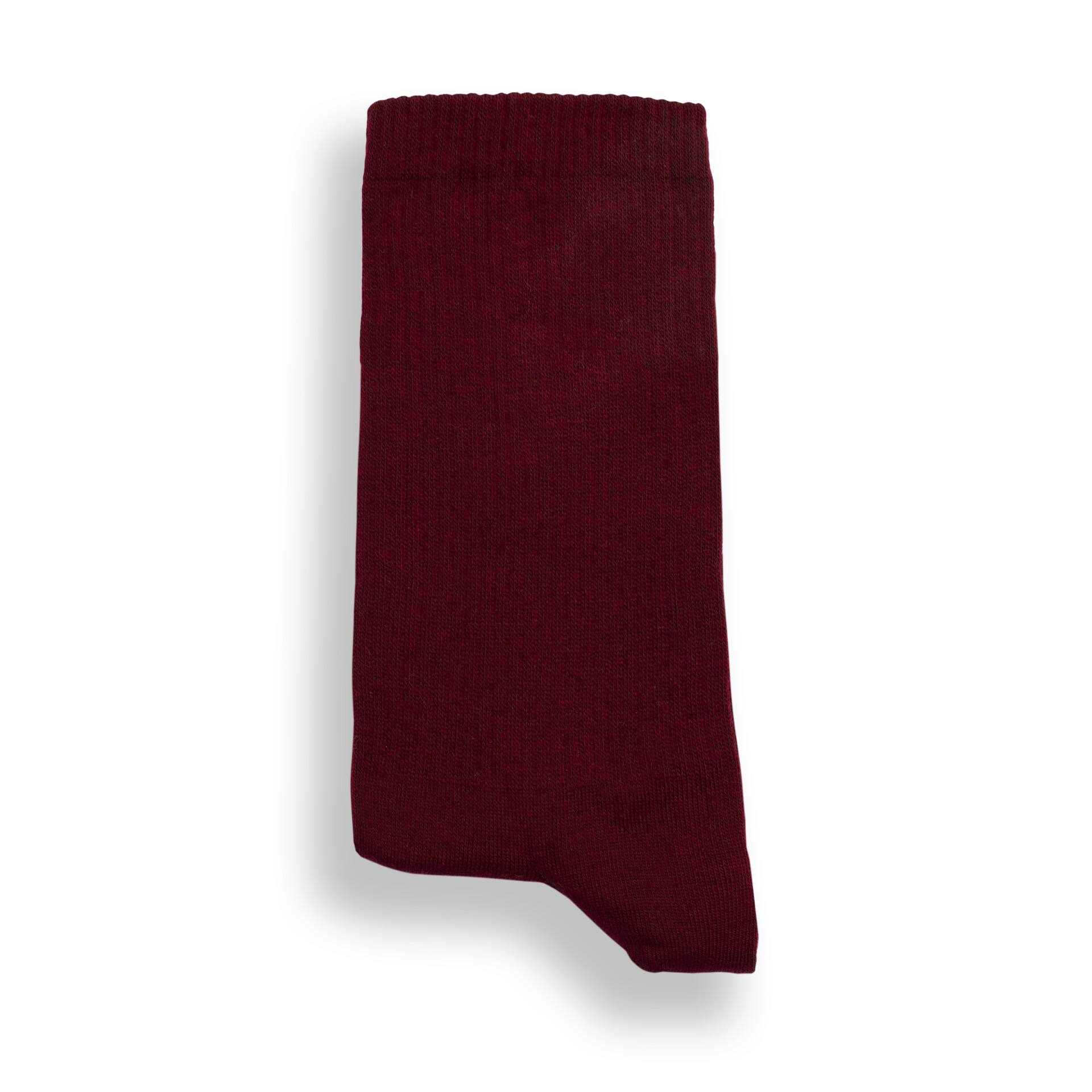 جوراب زرشکی ساده 