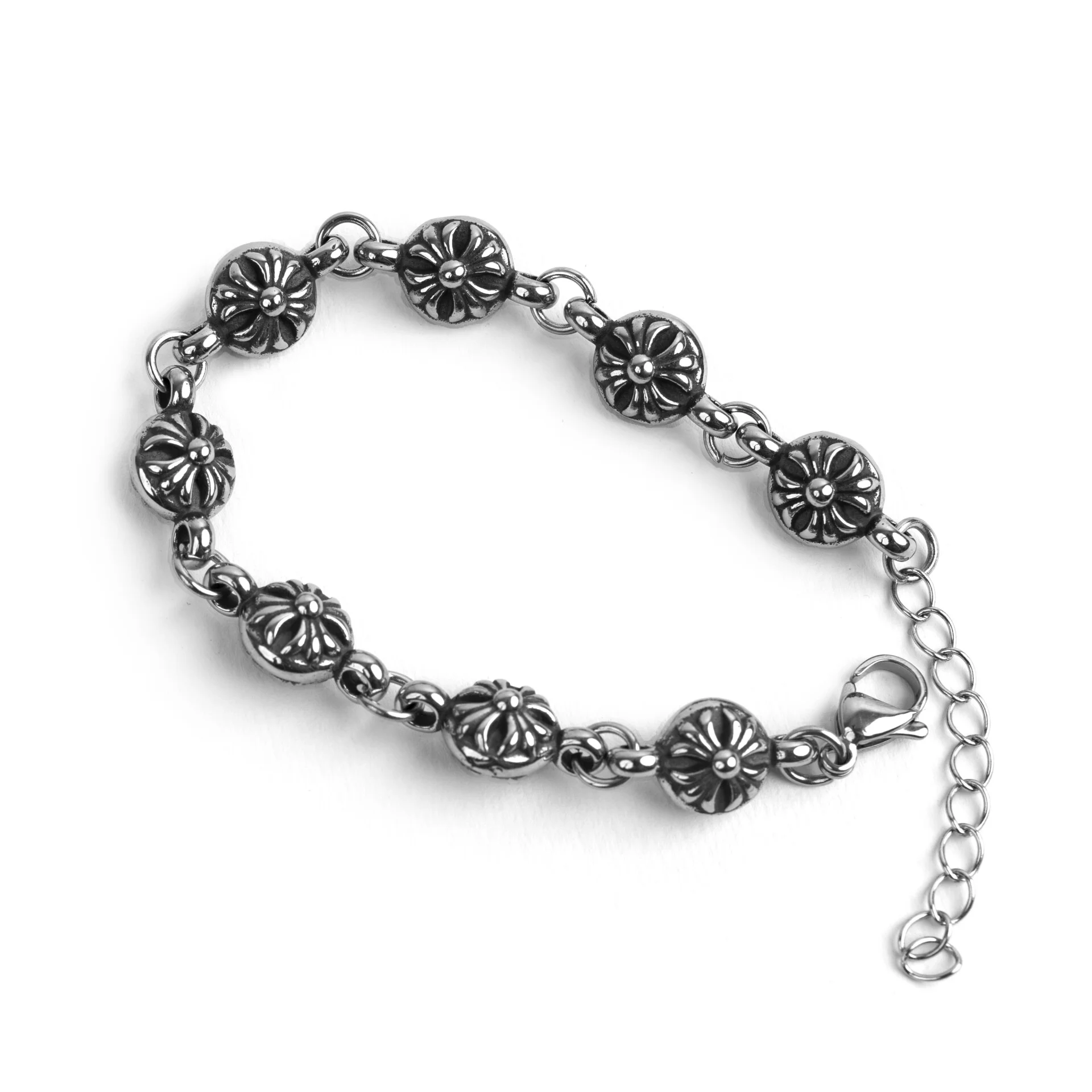 دستبند استیل گرد کروم هارتز