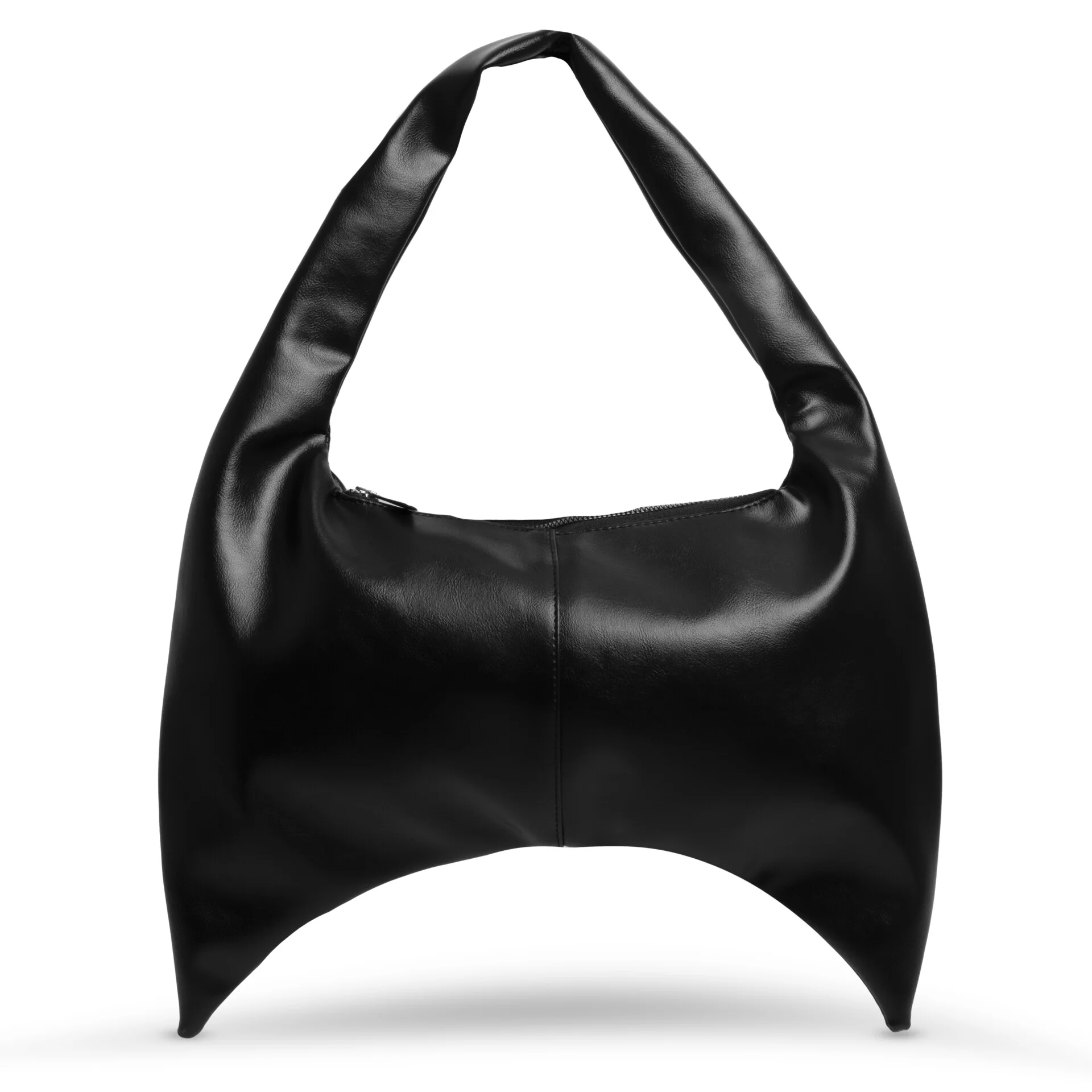 کیف چرم با طرح بتمنی مشکی