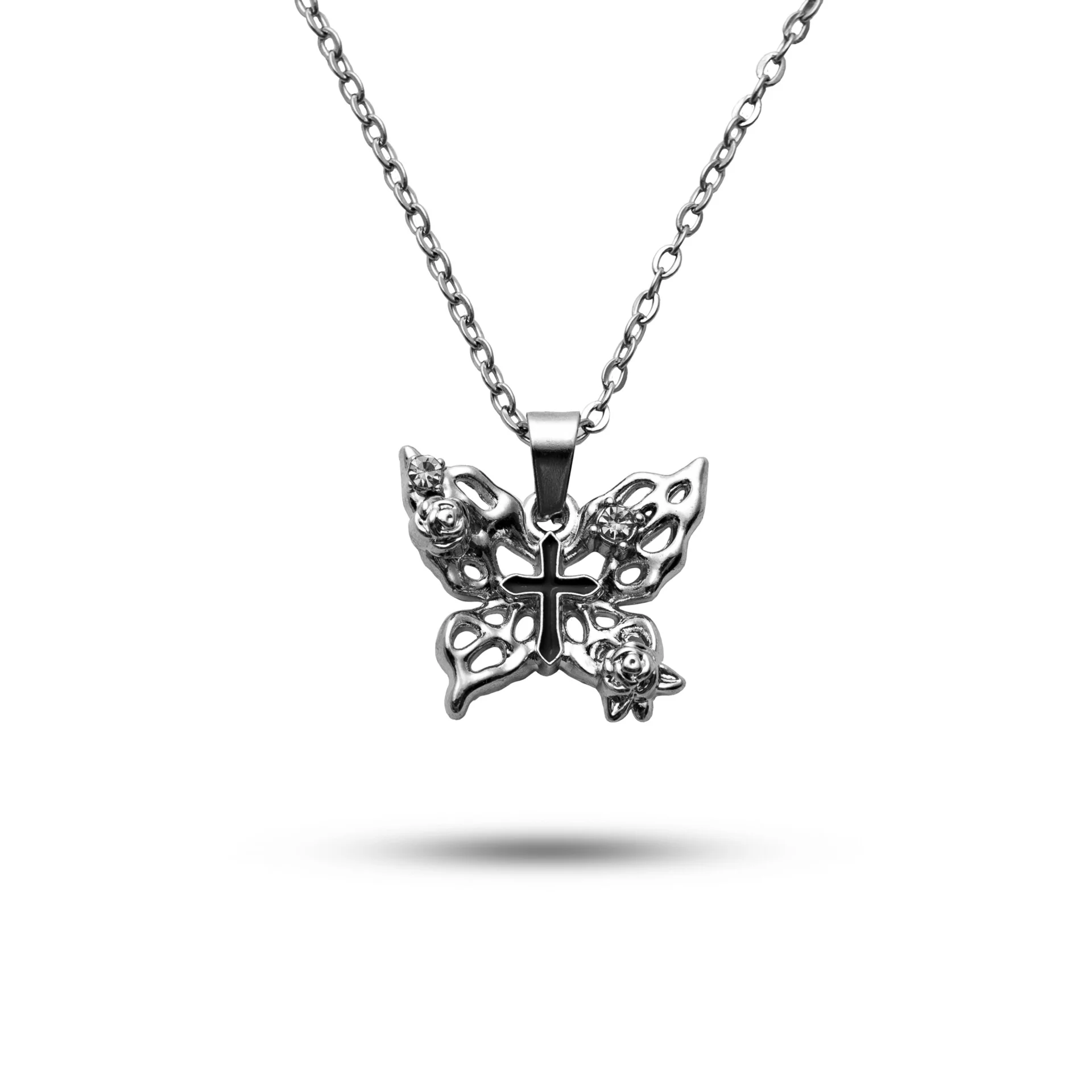  گردنبند پروانه فانتزی