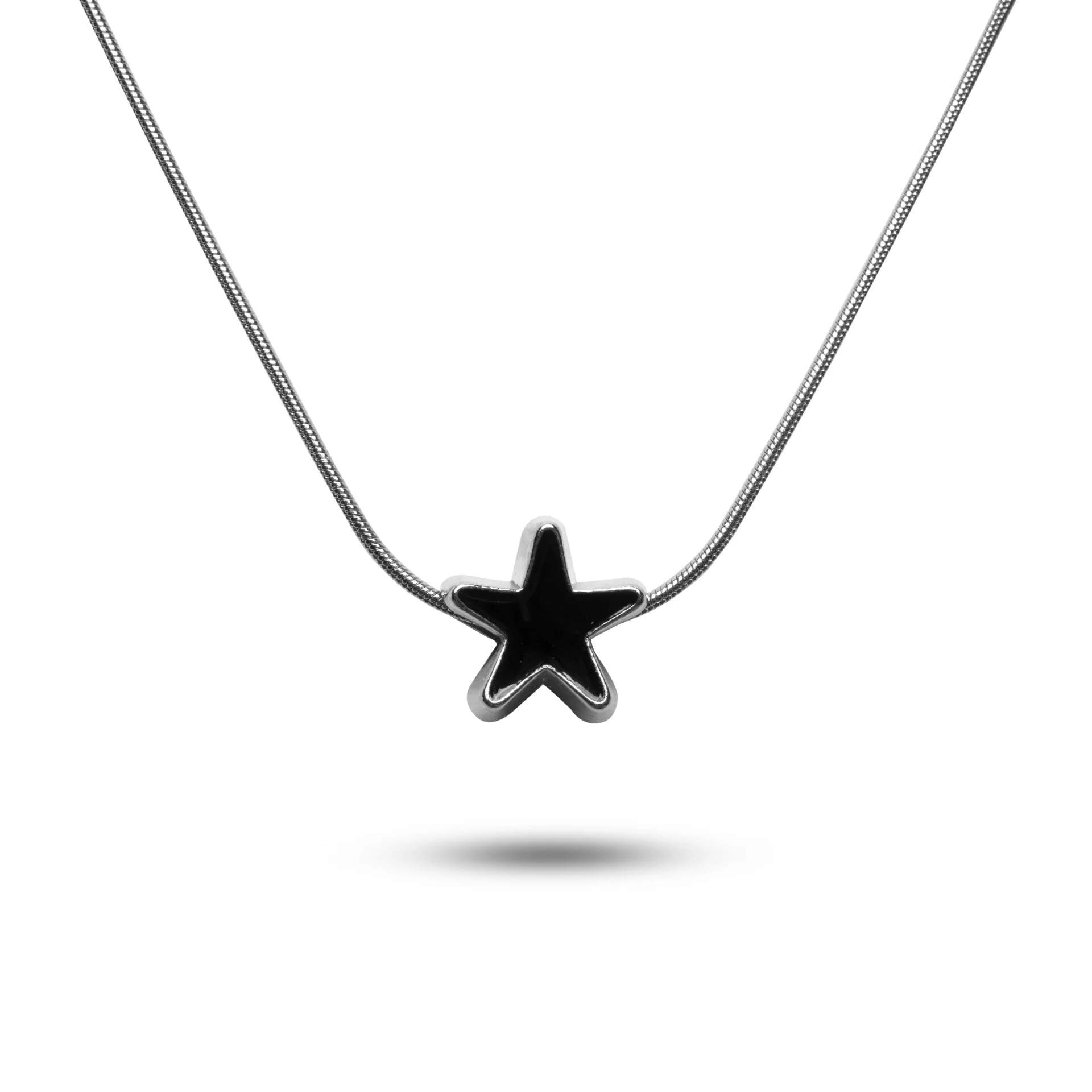  گردنبند مینیمال ستاره مشکی