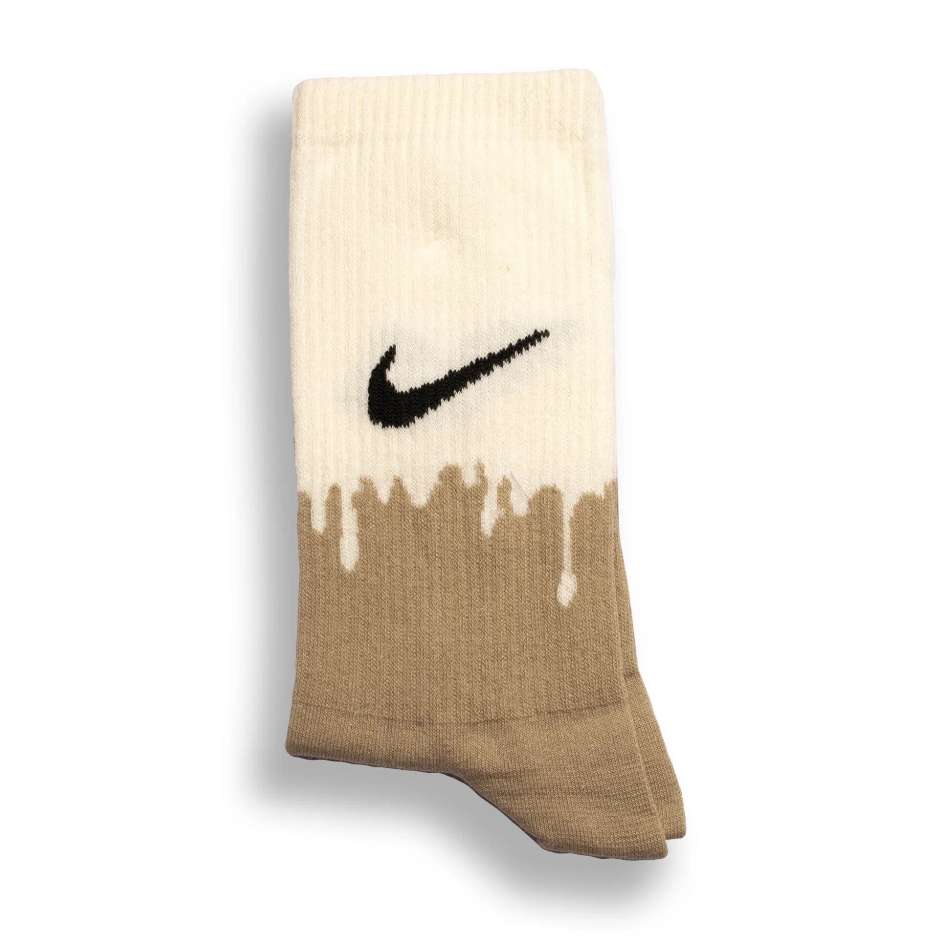  جوراب نایک کرم قهوه‌ای ساق بلند 