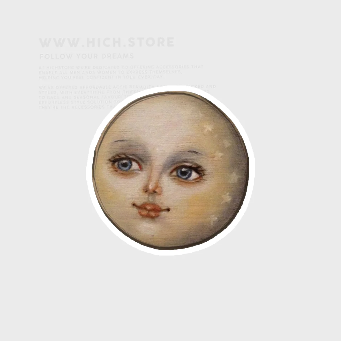 استیکر cute moon