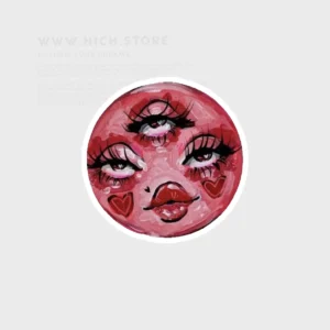 استیکر red face