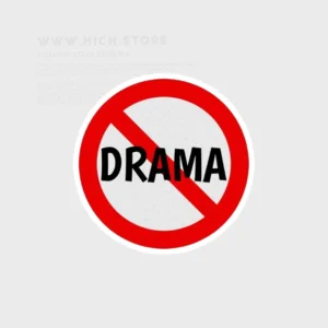استیکر stop drama