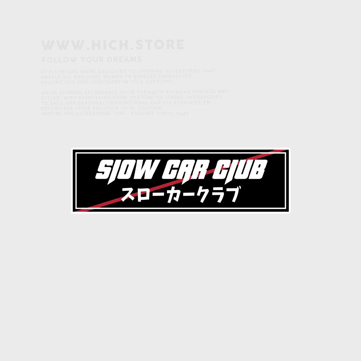 استیکر ماشین slow car استیکر ماشین slow car