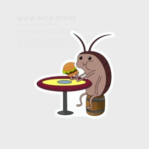 استیکر استیکر سوسک همبرگر خور ارزان