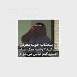 سفارش استیکر استیکر میم بامزه جدید