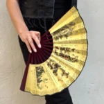 اکسسوری بادبزن دستی ژاپنی سایز متوسط جدید