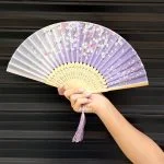 خرید اکسسوری بادبزن چوبی ژاپنی جدید