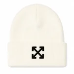 کلاه کلاه بافت off white سفید شیک
