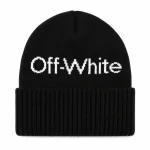 مدل ترند کلاه کلاه بافت off white مشکی جدید